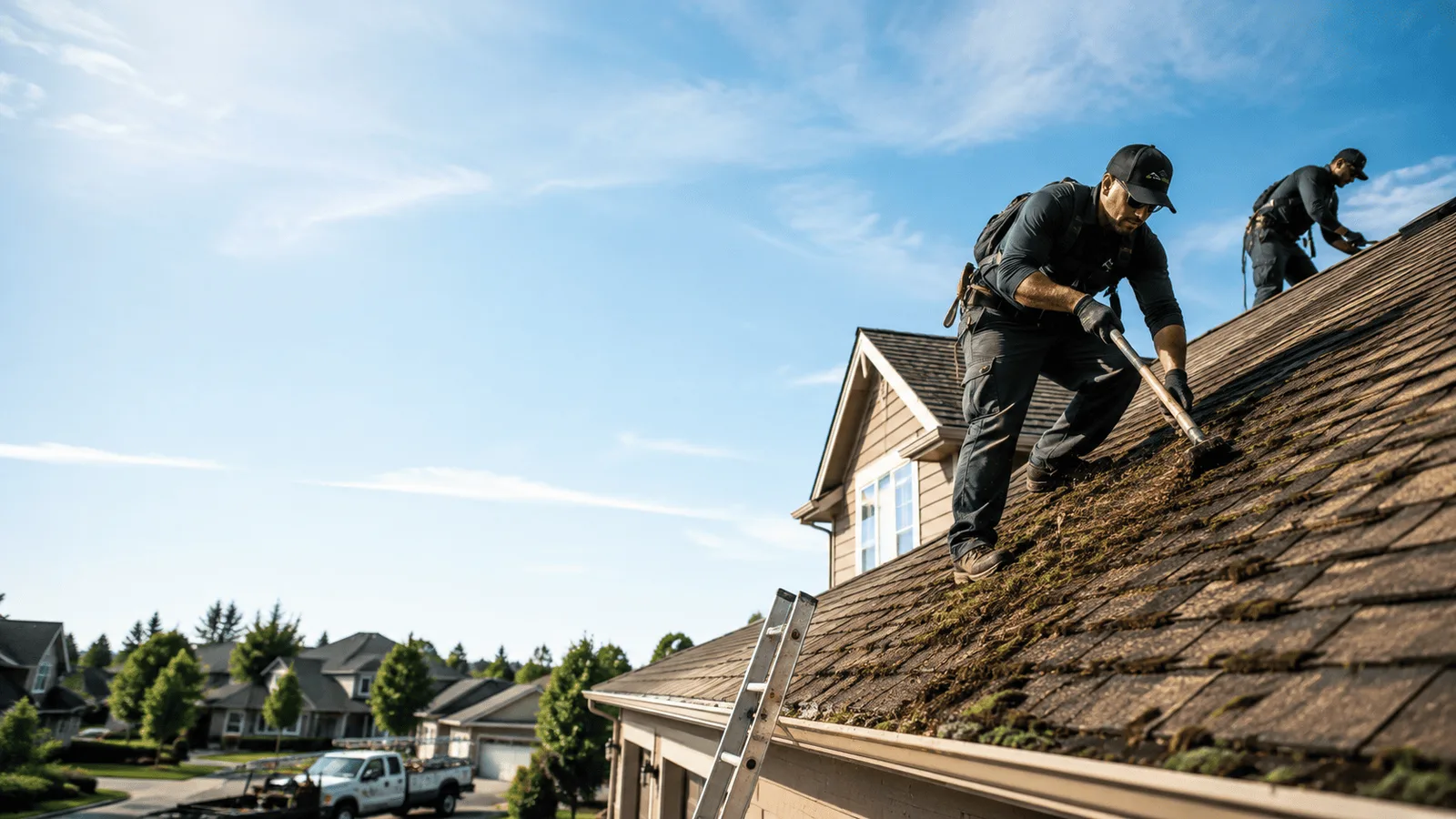 Roof Moss Removal in Arcadia, MI near me